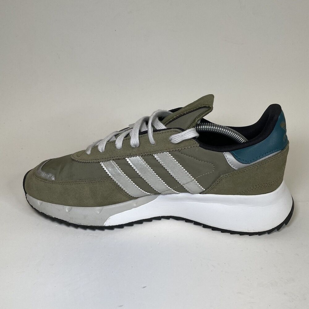 Adidas Originals Retropy F2 Green Shoes - Picture 2 of 9